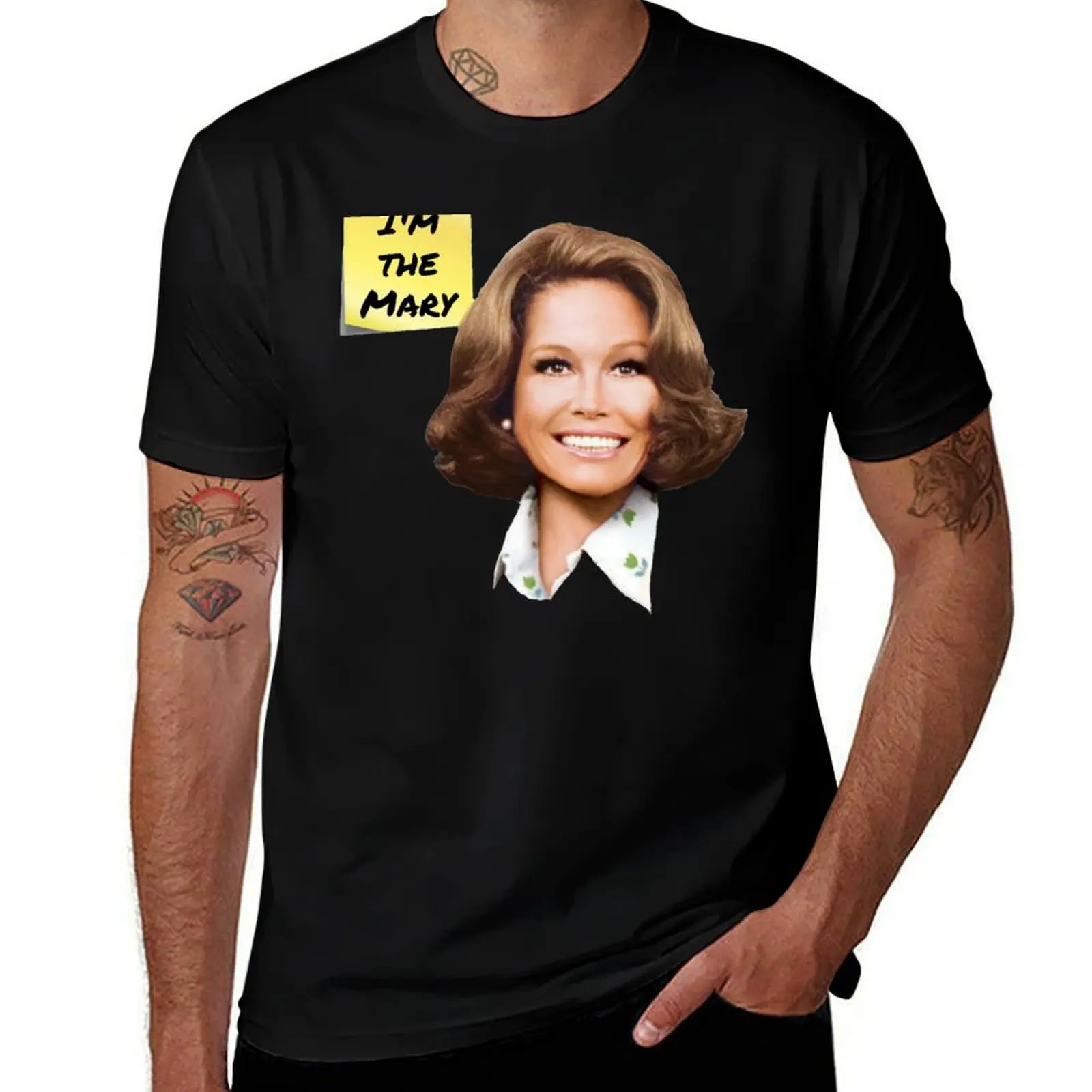 Mary Tyler Moore- I'm the Mary T-Shirt Street Style Casual Tee Shirt T-Shirt