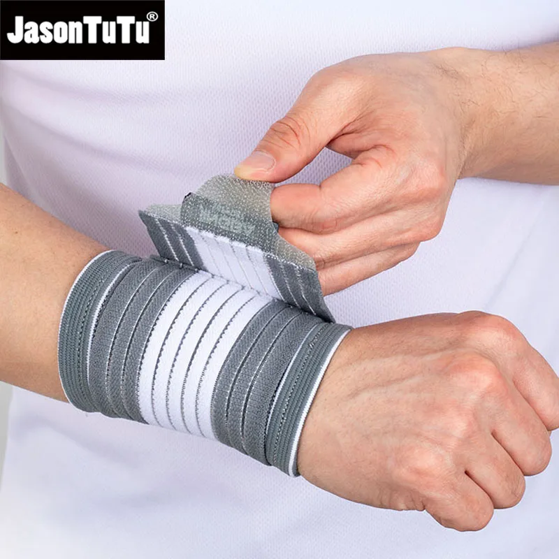 JASONTUTU 1PCS Adjustable Wrist Support Brace Brand Wristband Men and Women Gym Wrestle Professional Sports Protection Wrist ﻿