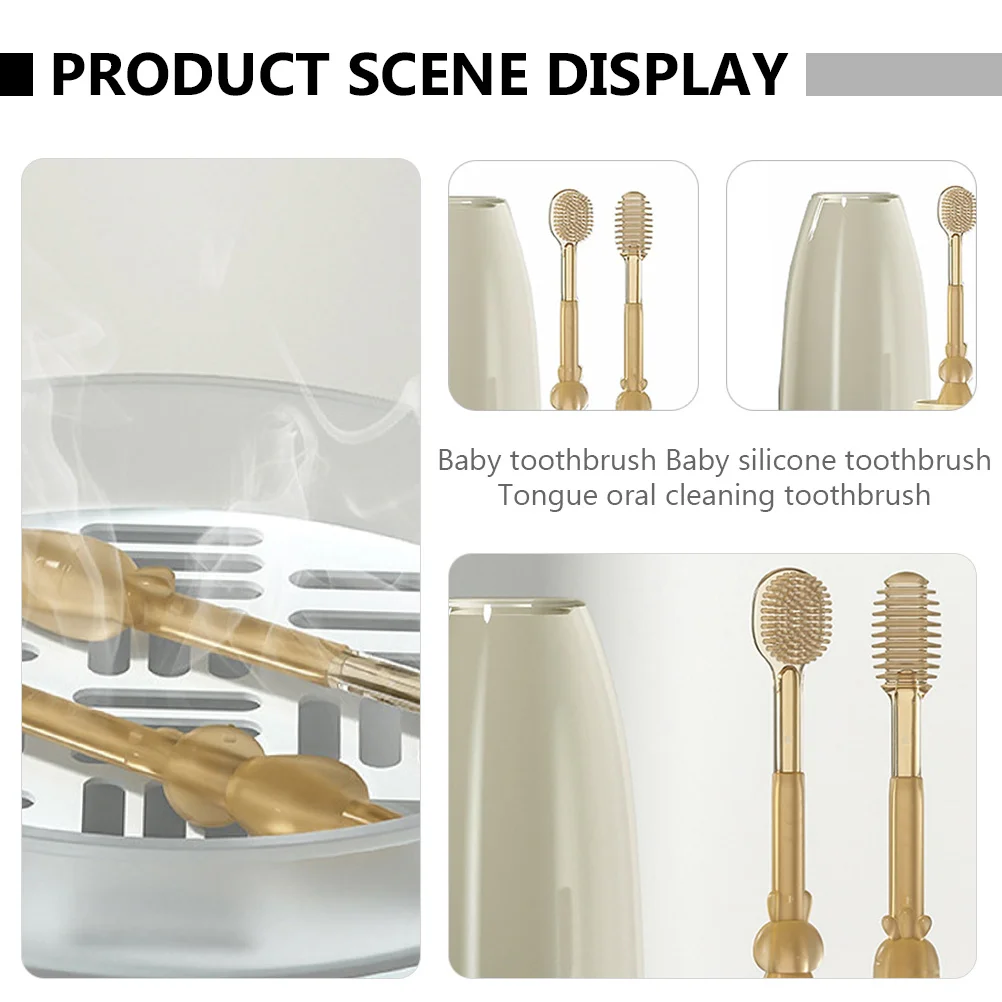 

1 комплект, детская зубная щетка, силиконовый инструмент для чистки полости рта, мягкая щетина, уход за зубами малыша, детские зубные щетки, уход за полостью рта, зуб