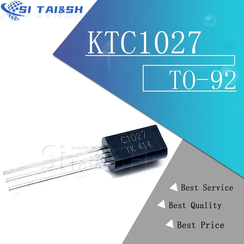 10pcs/lot KTC1027 C1027-Y C1027 TO-92L NPN transistor new original