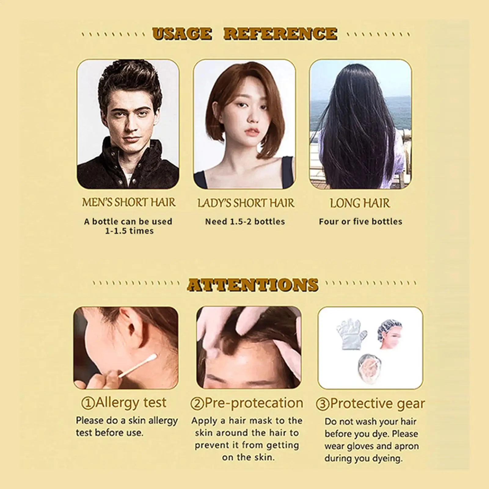 1Pcs Unisex Hair Dye Shampoo with Comb Root Touchup Color with Applicator Instantly Colors and Long-Lasting Results