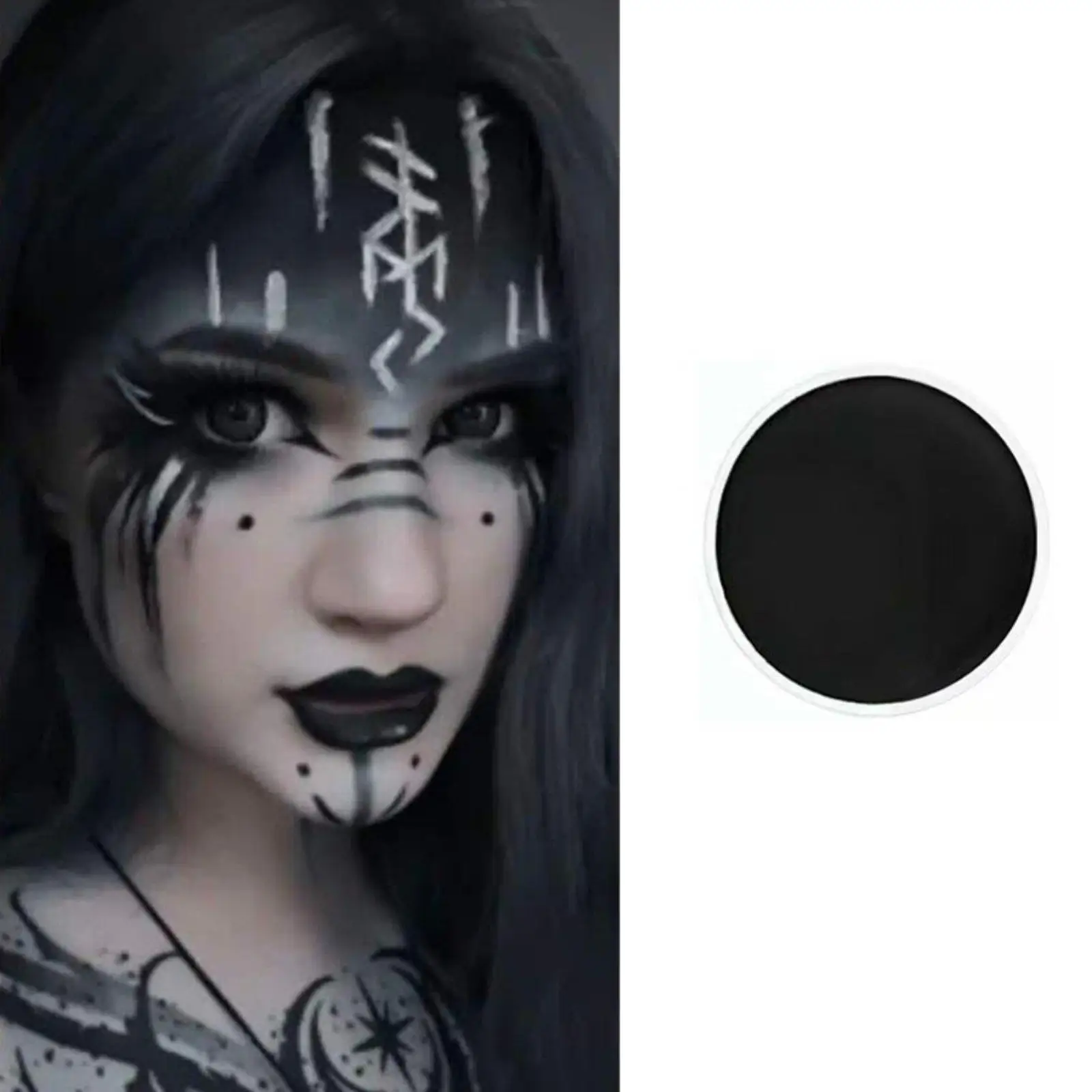 Face Body Paint Washable Facepaint Quick Drying Face Painting Halloween Dress 5 Colors for Role Playing Party Festival Adults