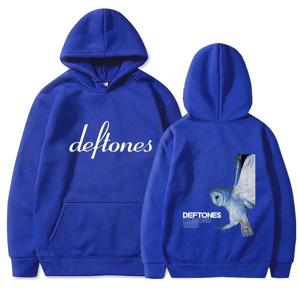 DEFTONES Alternative Metal Band Sudadera con capucha con cremallera Otoño e Invierno Sudadera con capucha Hombres Casual Moda Sudadera cálida