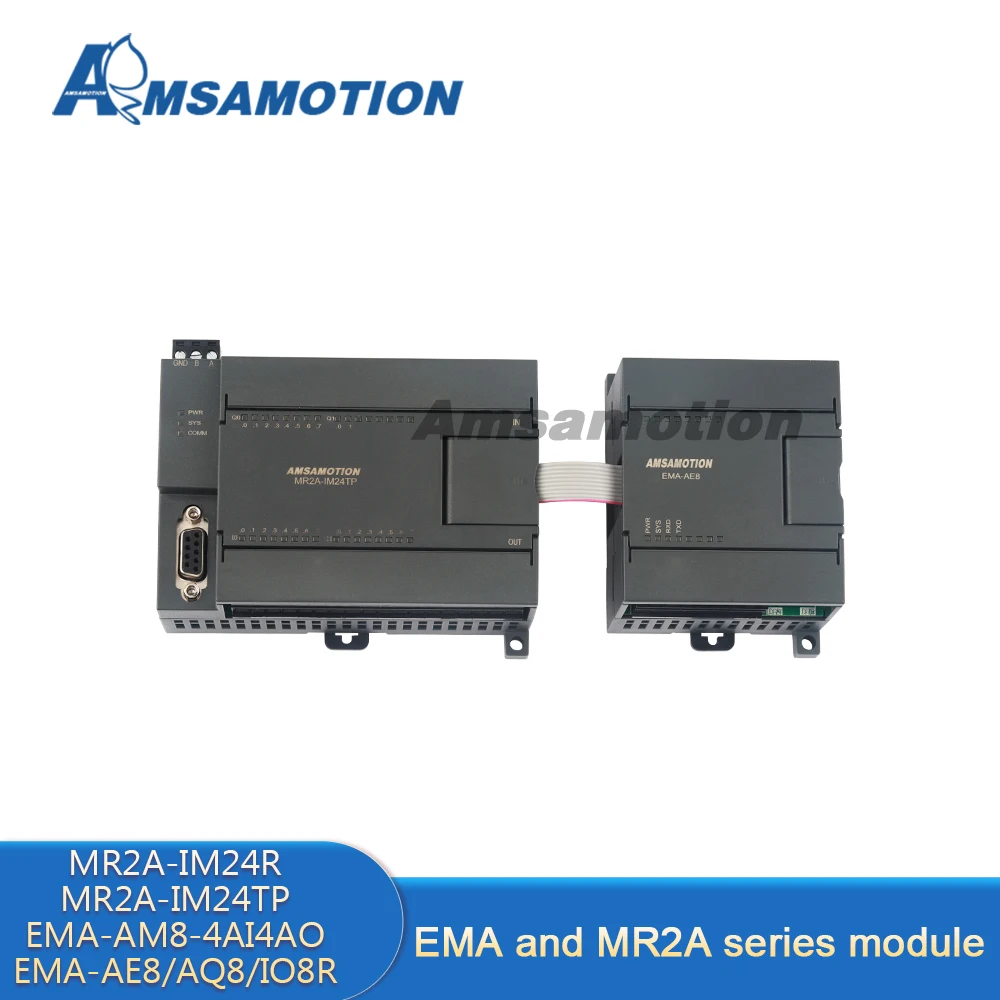 MR2A-IM24R IM24TP 14DI 10DO Modbus RTU Module RS485 Signal Connection EMA Extention Analog Input Output Relay Transistor