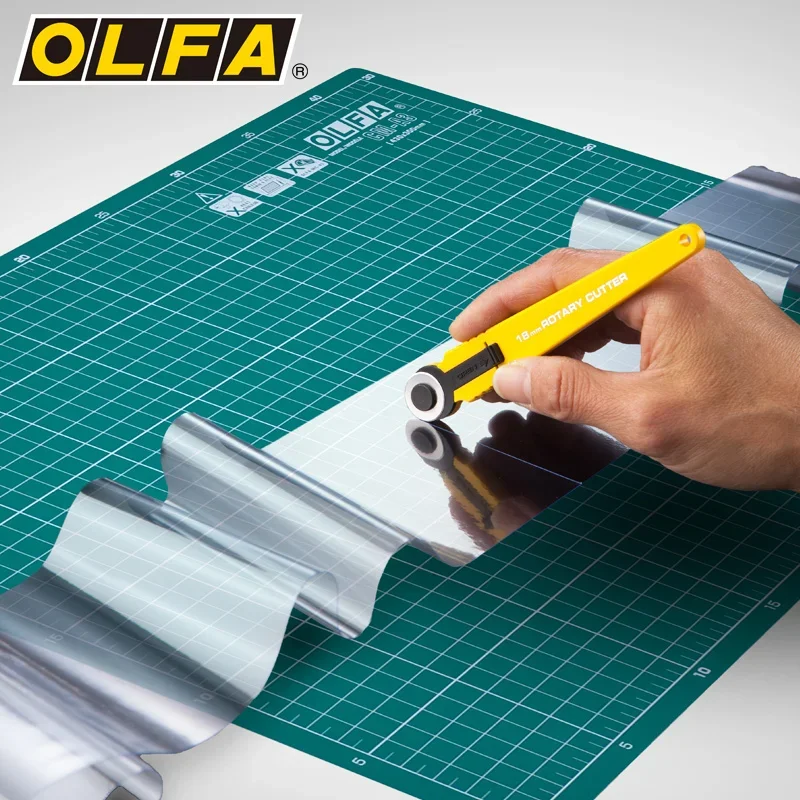 OLFA RTY-4/G(172B) Hobby Rotary Cutter 18mm Diameter Spare Blade Rotary Knife for Cloth Leather Paper Cutting Knives