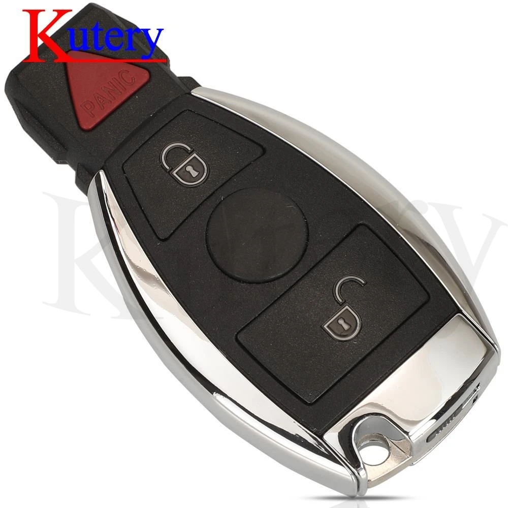 jingyuqin 5pcs/lot 2/3 Button Remote Car Key Fob Replace For Mercedes Benz year 2000+ NEC&BGA Entry Keyless Control 315/433MHz