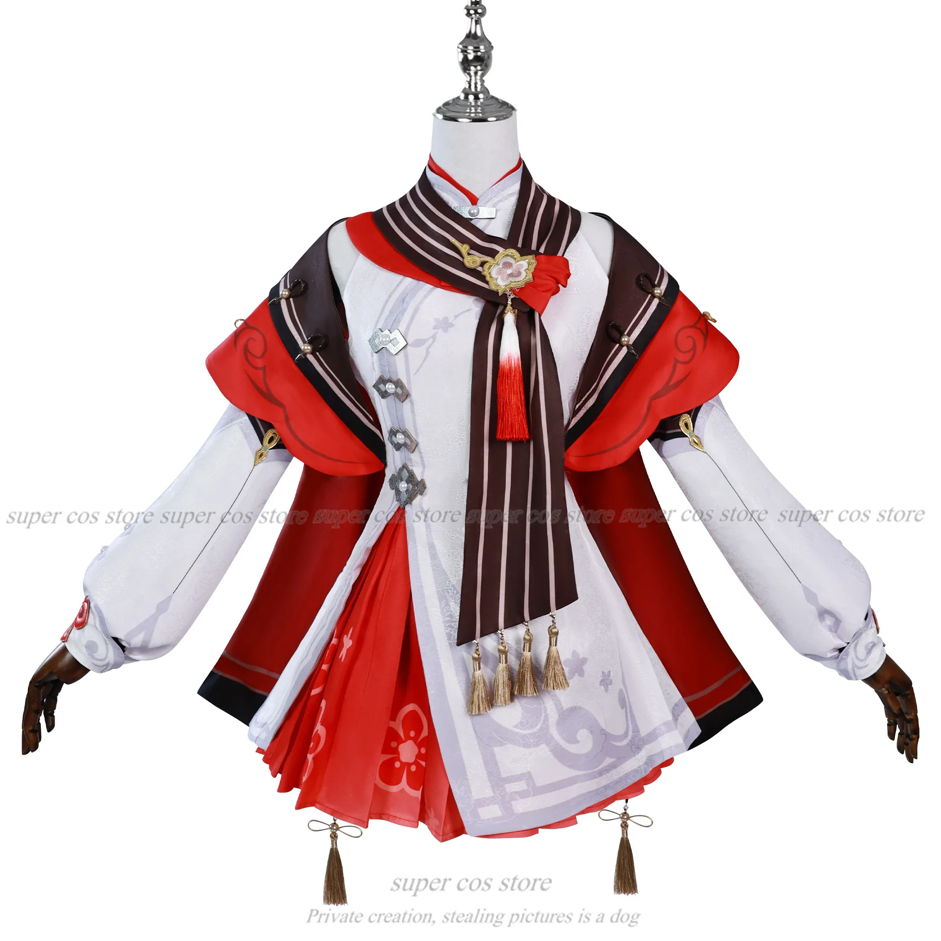 Genshin Impact Lantern Rite Hu Tao Косплей Костюм Cherries Snow Laden Hu Tao Женский костюм Хэллоуин Платье для ролевых игр