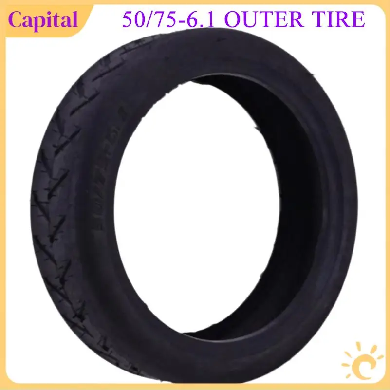 Silent anti Slip 50/75-6.1 Outer Tire for 6.1 inch Electric Scooter High Quality Replacement Tire Durable