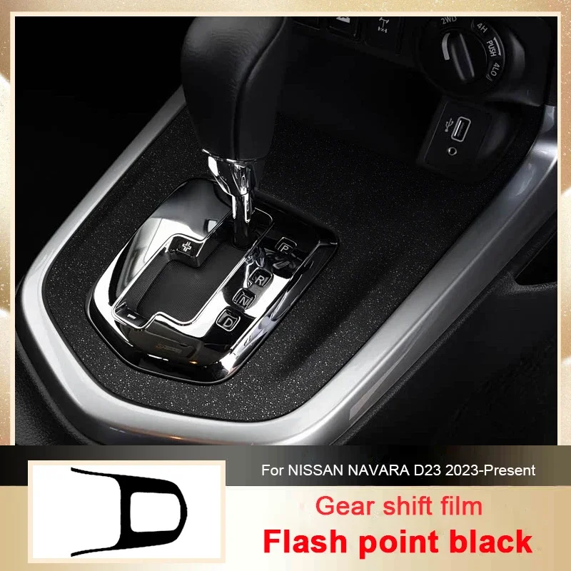 

Автомобильная карбоновая внутренняя наклейка, автоподъемная панель окна, наклейка для NISSAN NAVARA D23 2015-2026, защитная пленка для двери шестерни, аксессуар
