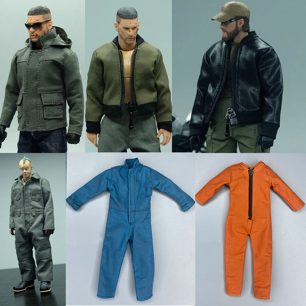 1/12 männer Mantel Taktische Weste Outdoor Camouflage Militär Kampf Zip Jacke Solide Kampf Stiefel Für 6'' Action Figur Körper Spielzeug