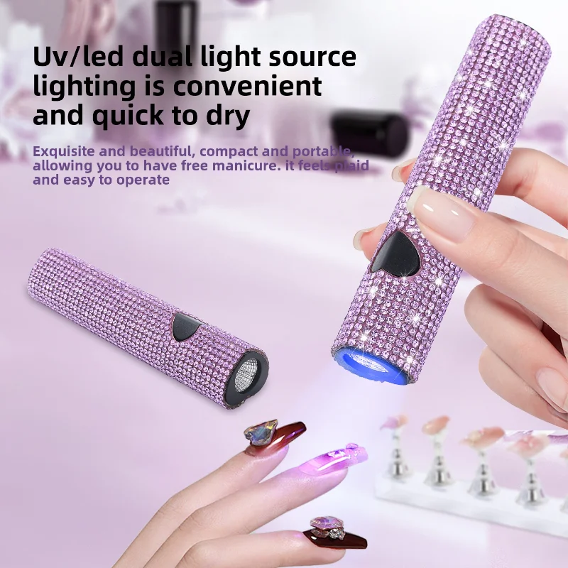 Handheld Nagel Trockner Lampe UV/LED Nagel Aushärtung Gel Polieren Werkzeug USB Aufladbare Schnell Trocknende Lampe Nagel Werkzeuge Gel lampe