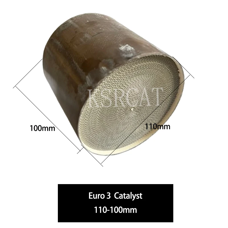 

Exhaust system catalytic converter substrate110*100mm Euro 3 honeycomb catalyst 600cpsi CAT metallic filters