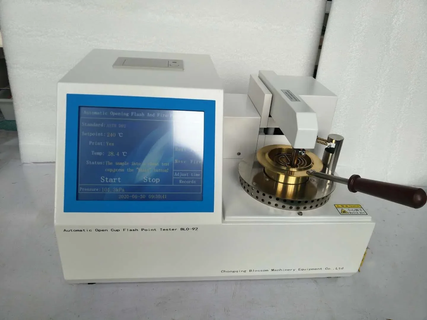 Diesel Fuel Quality Tester Open Cup Flash Point Testing Equipment