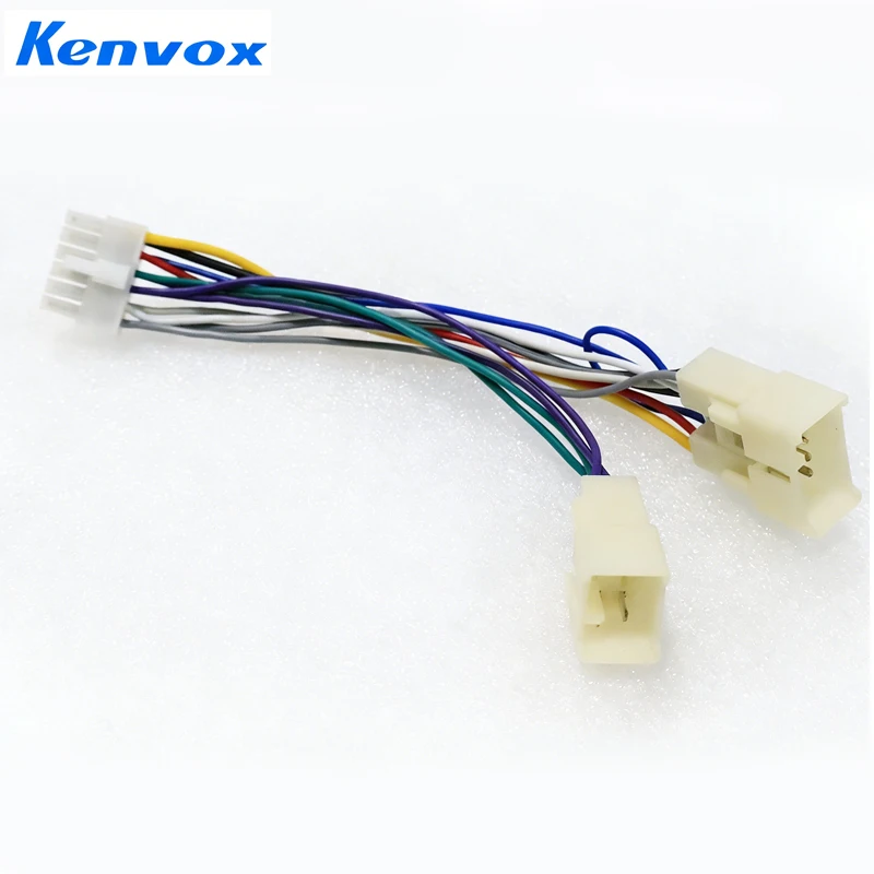 Universal MP3 USB Drive 12-PIN Tail Cable Adapter ISO European Plug Audio Lossless Harness