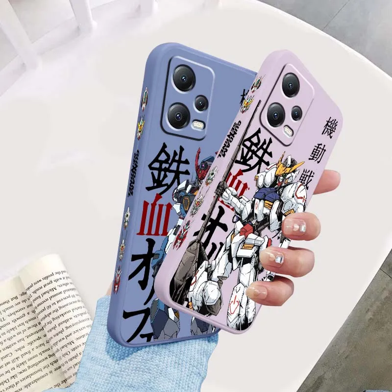 

G-GUNDAMS Cool Cute Anime Phone Case For Xiaomi Redmi Note 14 13 13R 12 12R 11 11E 11T 11S Pro Plus 5G Liquid Left Rope
