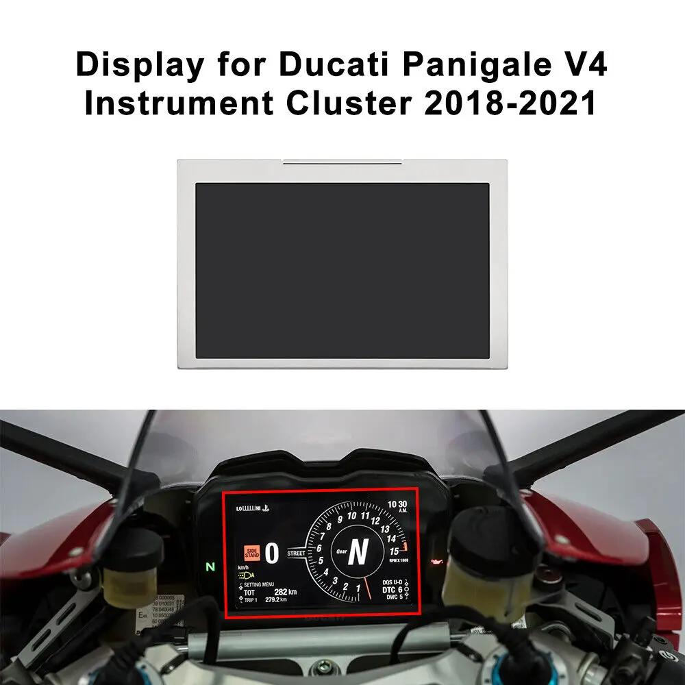 Dashboard LCD Display for Ducati Panigale V4 and Streetfighter V4 Instrument Cluster