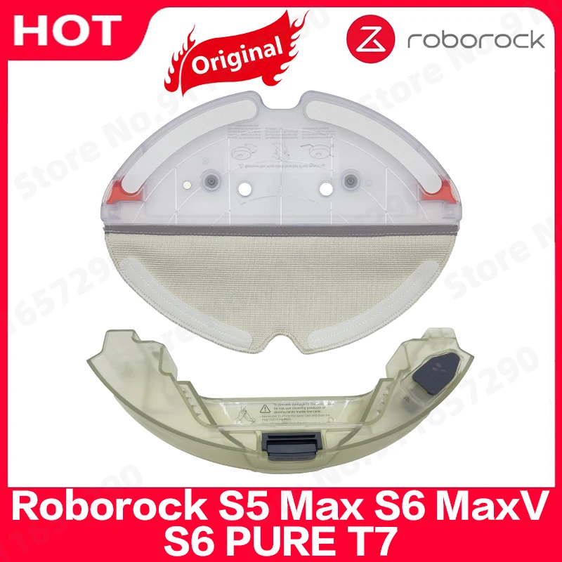 

Roborock S5 Max S6 MaxV S6 PURE T7 Robot Vacuum Cleaner Spare Parts Water Tank Mop Rack Mop Cloth Replacement Accessories