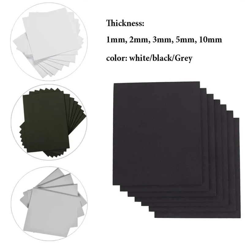 

1pcs Thickness 1/2/3/5/10mm Eva Foam Sheets Sound-Absorbing Spone Foam Craft Eva Sheets Handmade Model Making Material