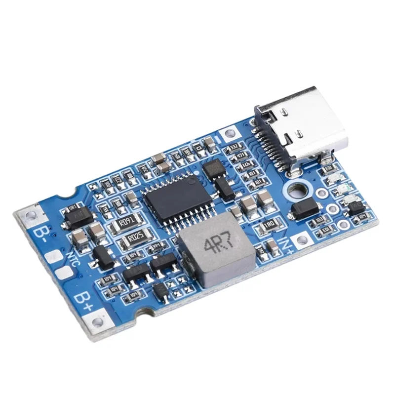 ABCL Type-C USB 2S 3S 4S BMS 4.5V-15V 18W 2A Lithium Battery Charging Module Support QC Fast Charge Temperature Protection 2S