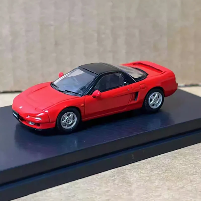 Diecast  1:64 scale NSX 1990 red alloy car models Adult Boy toys Collectibles metal decorative finished static display pieces