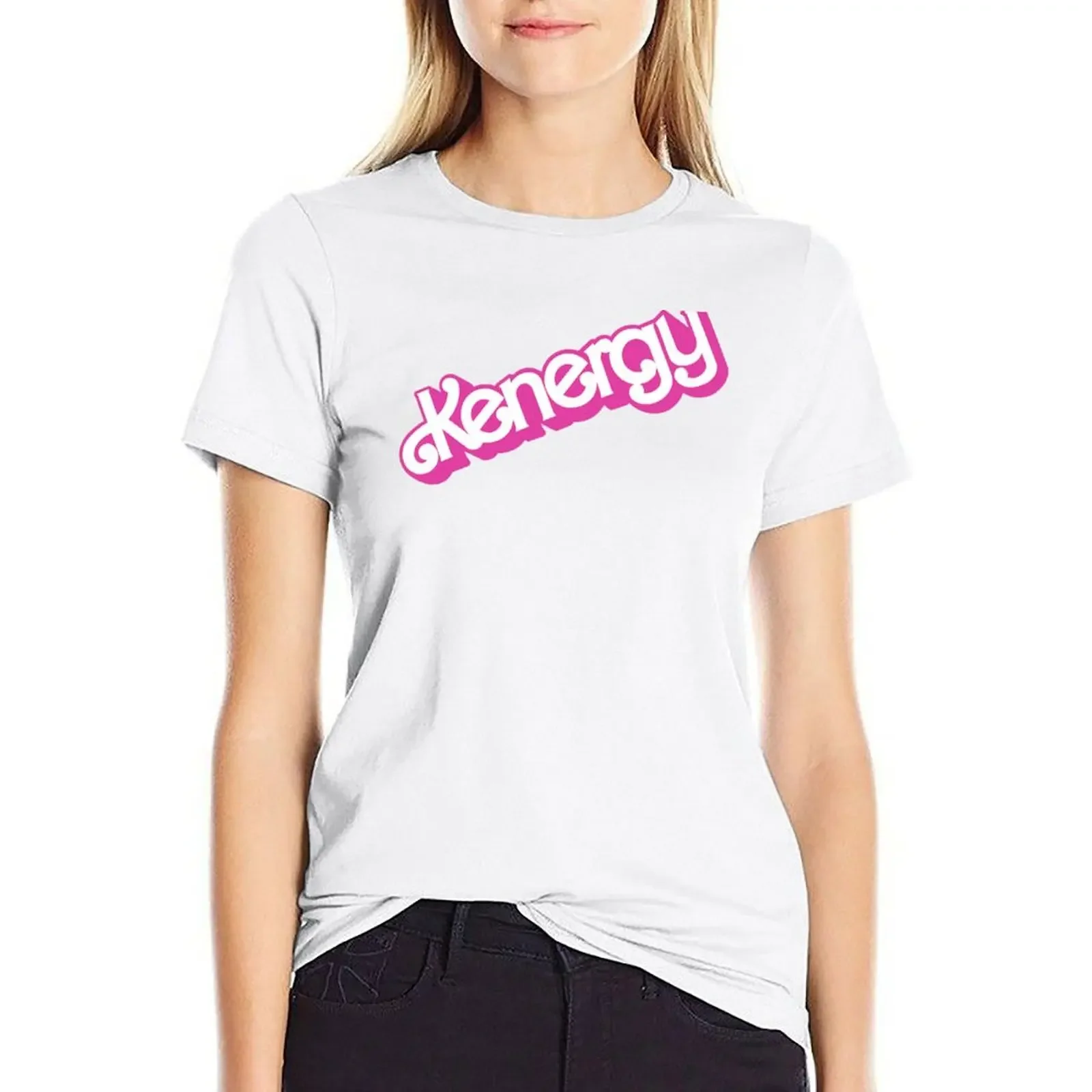 Kenergy - I’m just Ken T-shirt plus size tops korean fashion cute clothes tight shirts for Women