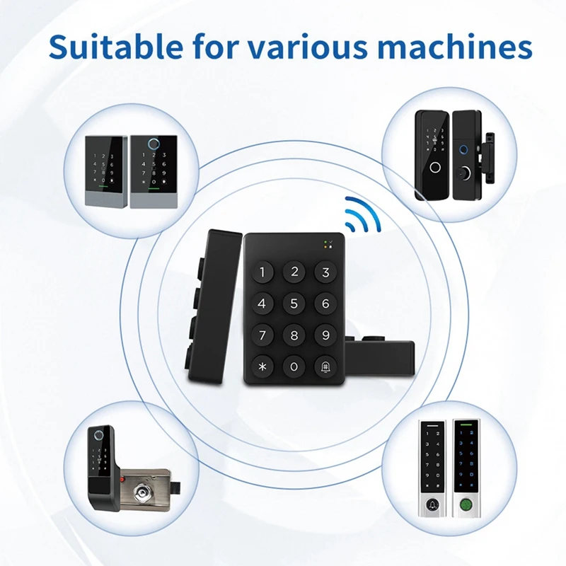 Código de dígito do teclado sem fio bluetooth app desbloquear para ttlock app código inteligente coisas fechaduras inteligentes eletrônicas