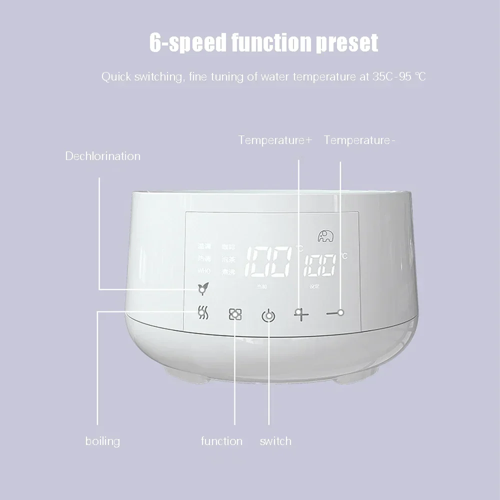 Household multifunctional baby constant temperature milk regulator for infant formula preparation 1.2L 220V