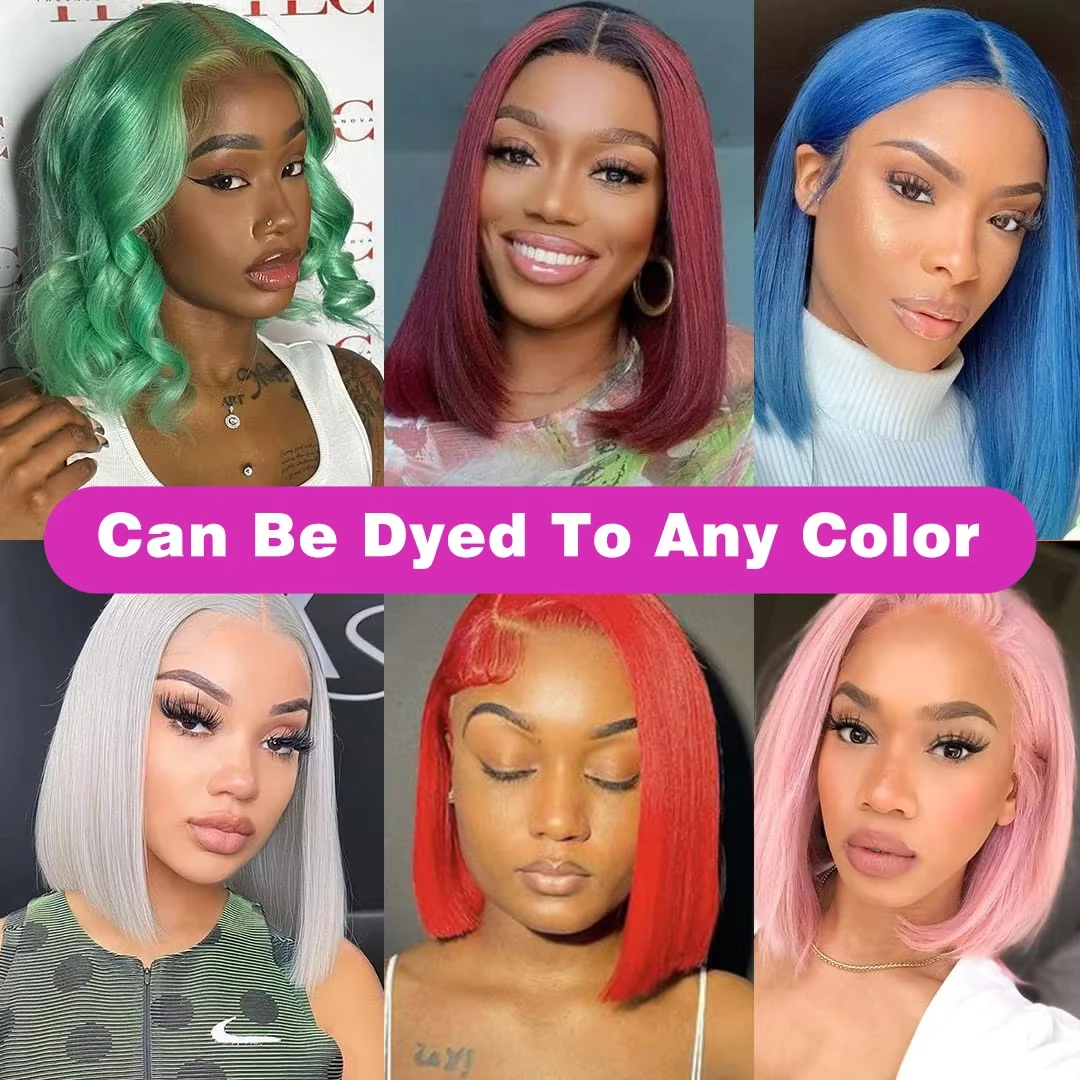 شقراء 613 مستقيم بوب شعر مستعار شعر الإنسان 13x4 13x6 Hd الدانتيل الباروكات الأمامية 200% الكثافة شقراء 613 باروكة من شعر طبيعي قصيرة بوب الباروكات