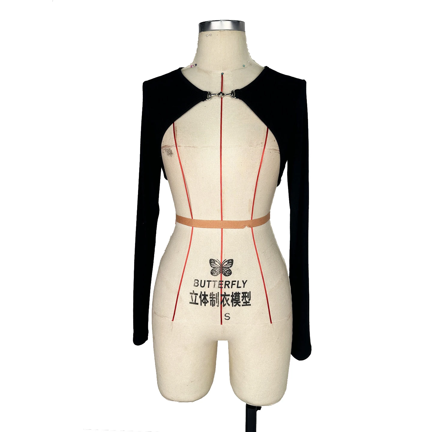 النساء اللاتينية أزياء رقص بروتيل المرأة طويلة الأكمام سترة شال الكبار الصيف ممارسة الملابس لباس خارجي DQL12407