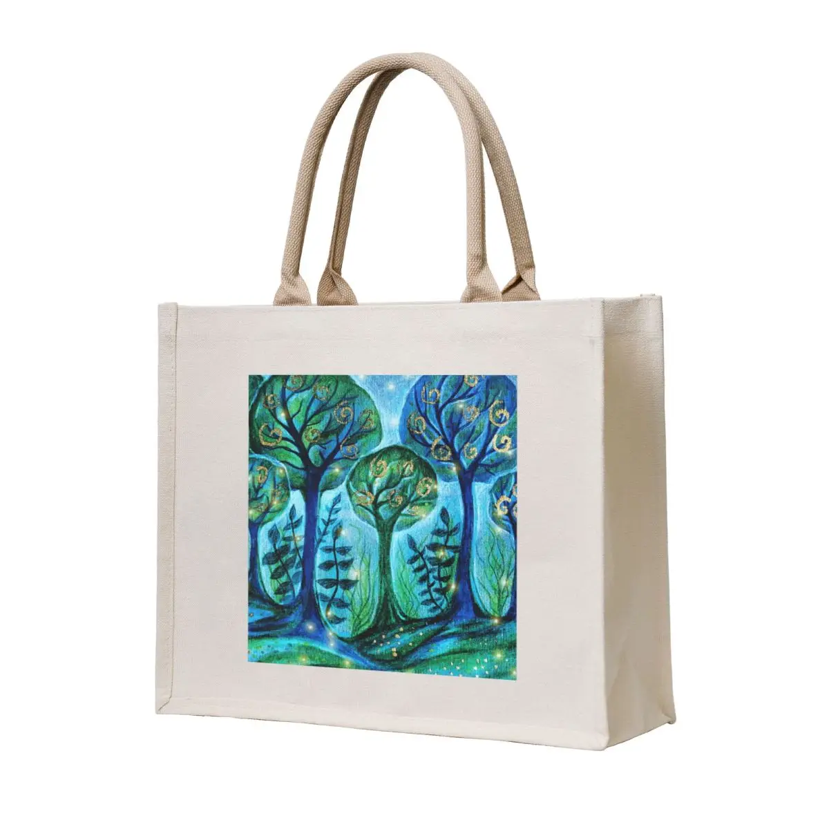 

Fairy Forest Tote Bag eco pack tote bags aesthetic Women's shopping bag
