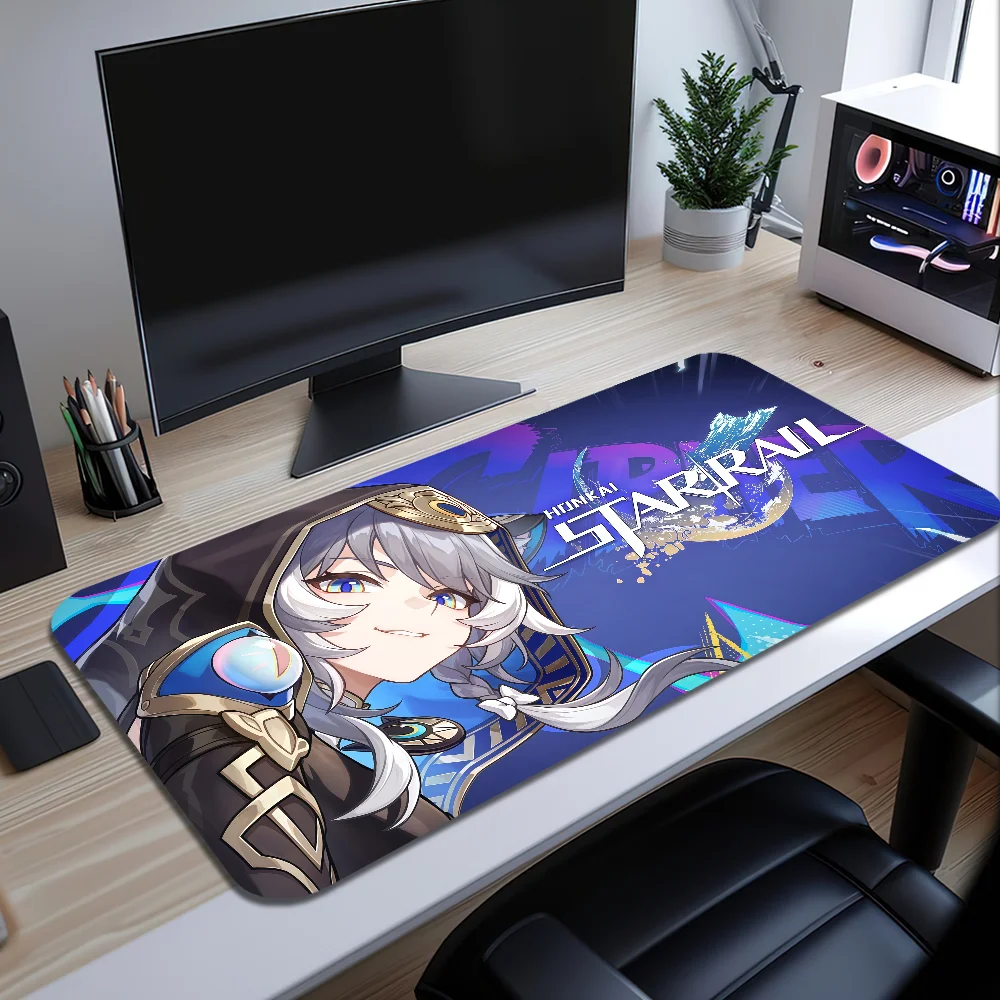 لوحة ماوس سائفر هونكاي ستار ريل كبيرة حصيرة مكتبية لوحة مفاتيح مريحة للمكتب المطاط PC غير قابلة للانزلاق ومضادة للتوتر مخصصة للمنزل بأفضل الأسعار