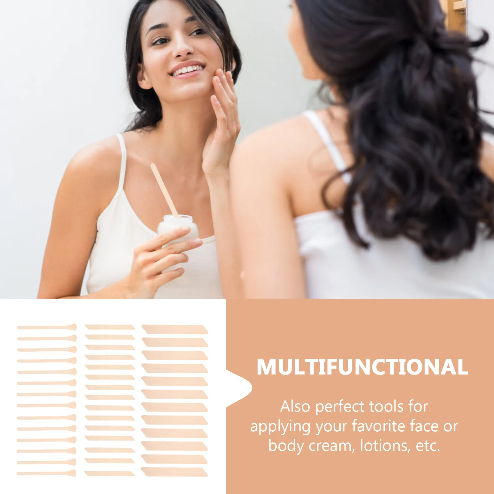 150 قطعة من أدوات تطبيق شريط شمع الجسم من مادة ممتازة لإزالة الشعر والعناية بالجمال وأداة شمع شعر الجسم #3