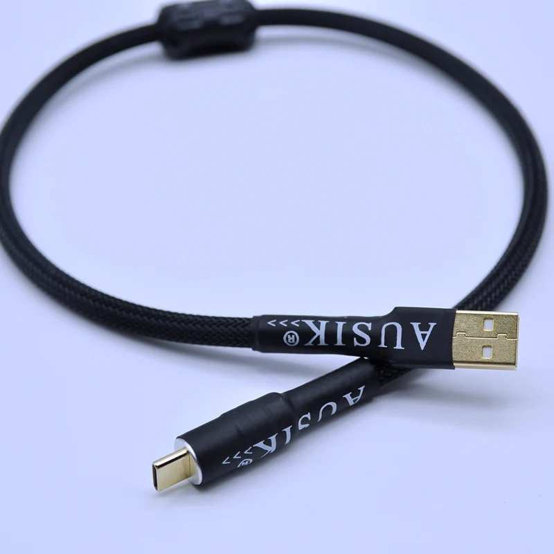 HiFi 2.0 USB Type A To C Data Cable / Canare Audio Cable for PC MP3 CD DVD Amplifier DAC AUSIK AS016