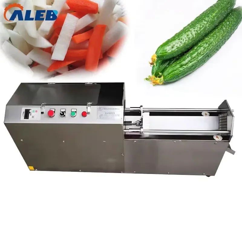 YWM Certificate Food Grade Stainless Steel Potato Strip Cutter Electric French Fries Machine for Food Processing Plant Use