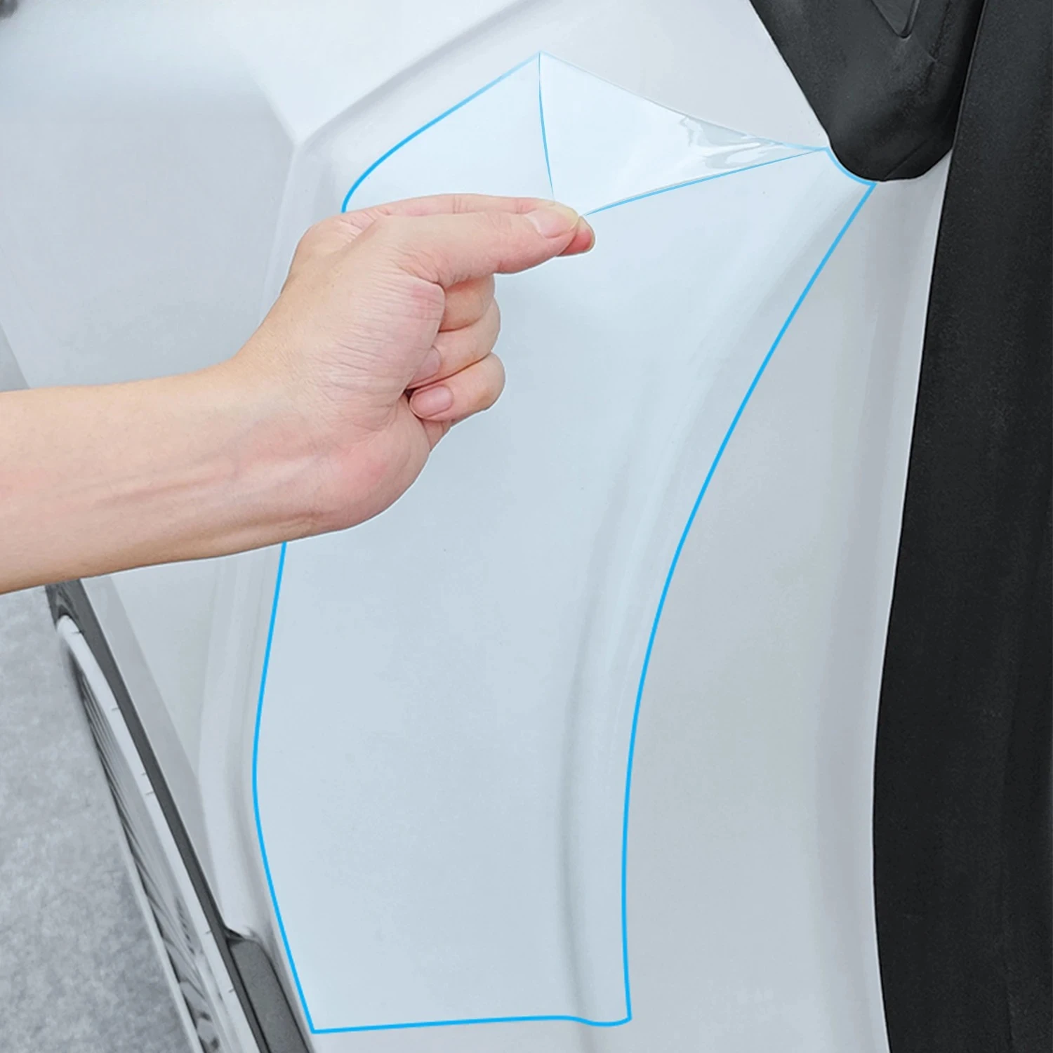 

Для Tesla Model Y Juniper 2025 задняя дверь внутри защитная пленка невидимая автомобильная одежда модель 3 Highland TPU пленка против царапин X