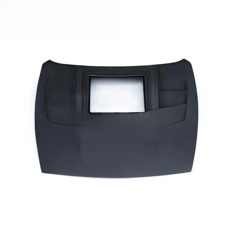 High Quality Carbon Fiber Front Hood Bonnet With Tempered Glass for 370Z Z34