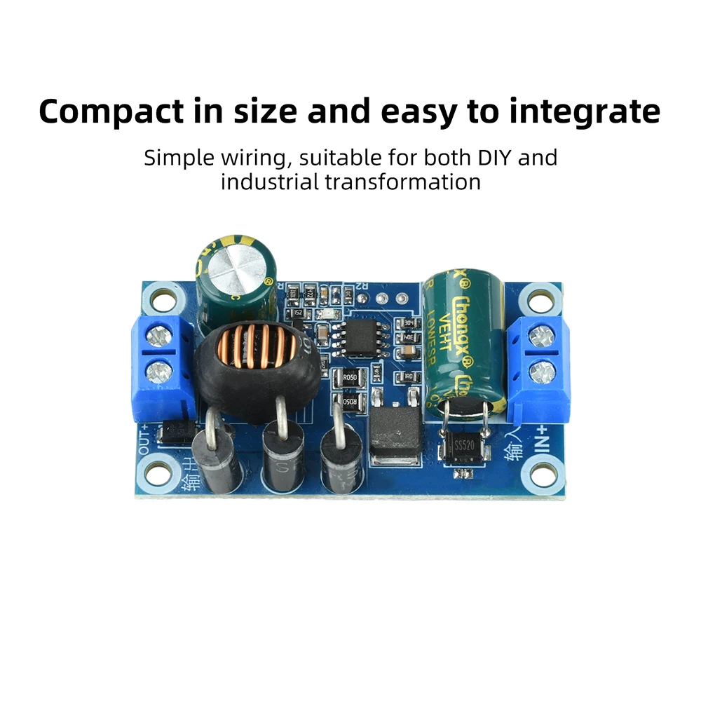 DC-DC Step-Down Module  20-140V to 5V 9V 12V 24V 5A  Buck Converter Low-Ripple  High-Precision Module