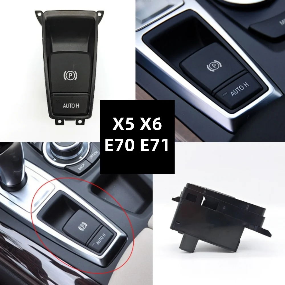Central Parking Electronic Handbrake Switch 61319148508 For X5 X6 E70 E71 2007-2014