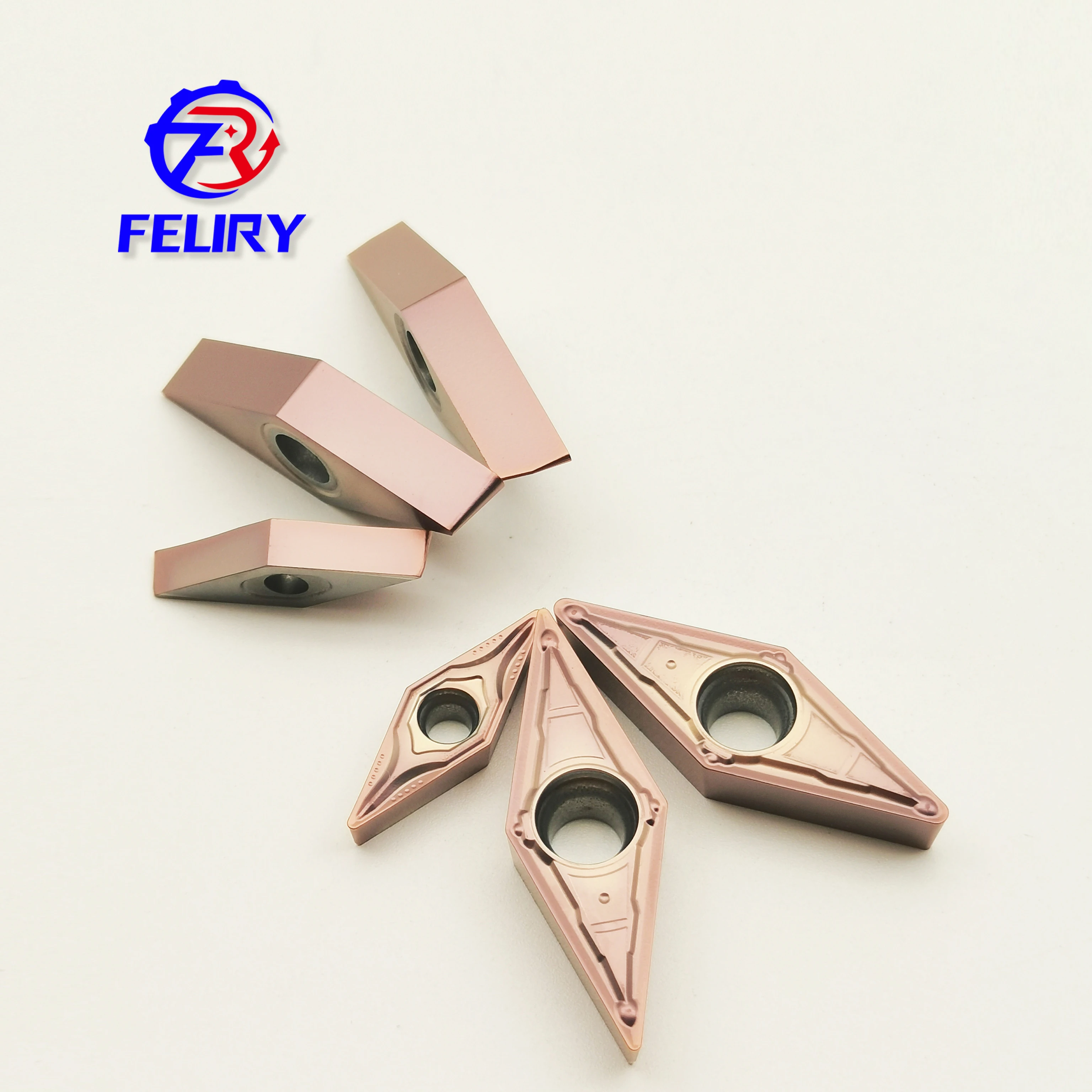 

High quality hard alloy cutter VBMT110304 VBMT160404 VBMT160408-MV LF6118 is suitable for the processing of stainless steel VBMT