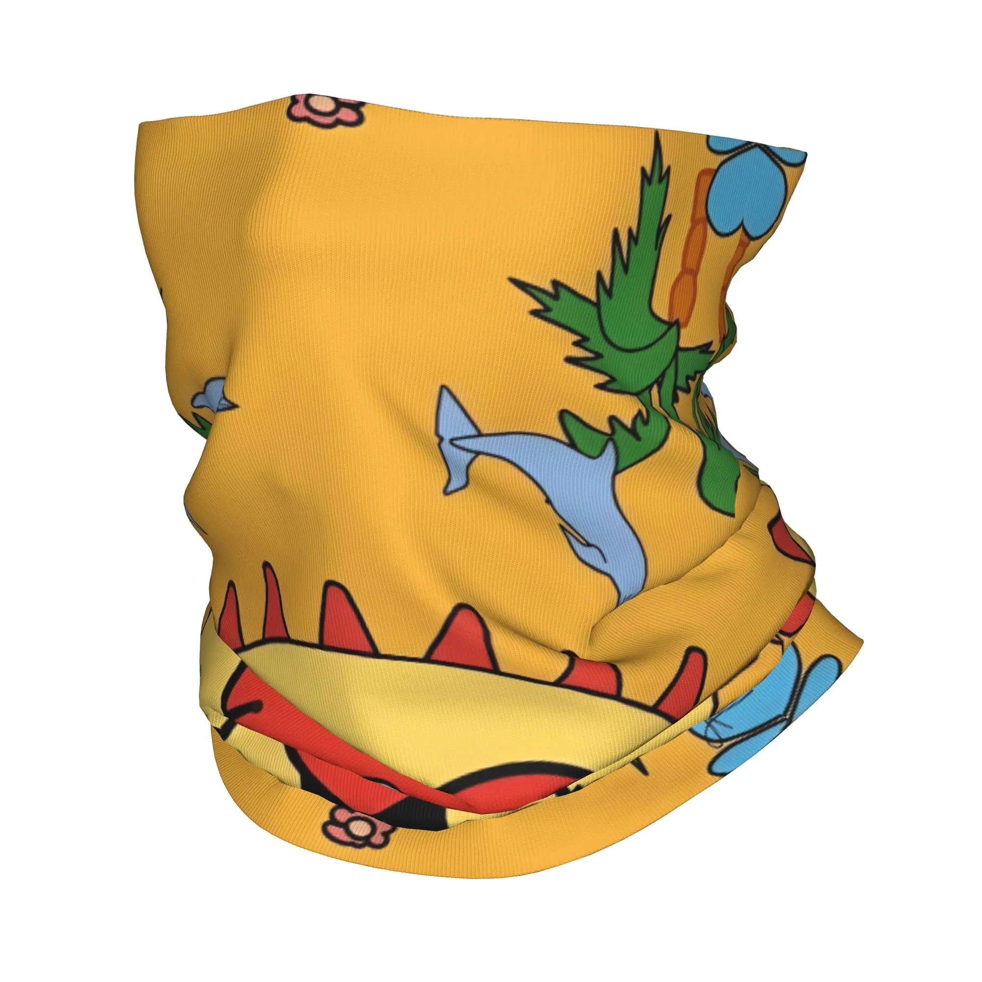 Custom Gothic Hot Classic Music Bad B-Bunnyes Cute Bandana Neck Warmer Women Men Winter Ski Hiking Scarf Gaiter  Face Cover