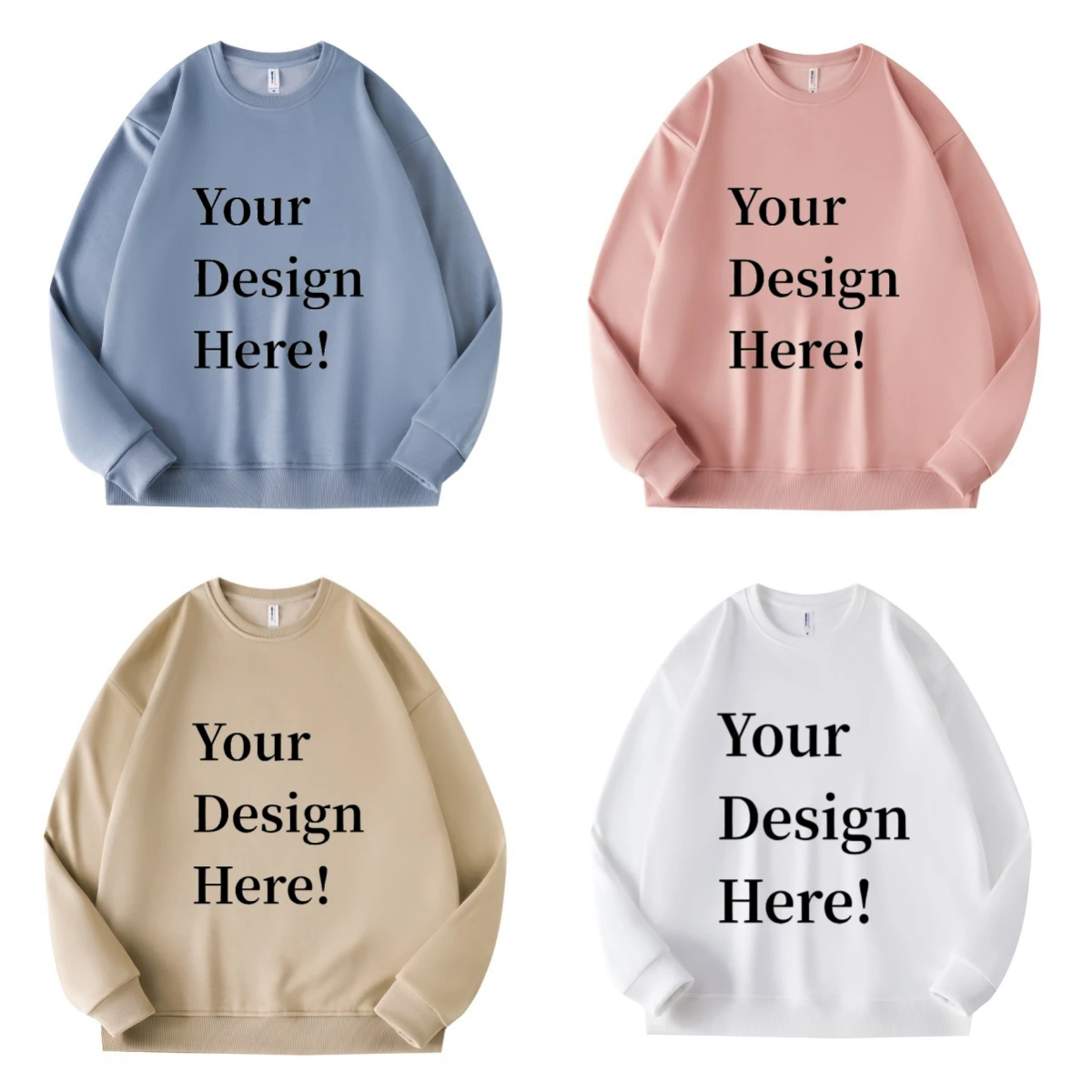 Custom LOGO Design Sublimation Print  For Unisex Pullover Hoodie Heat Transfer Gradient Tie-dye Pattern Winter