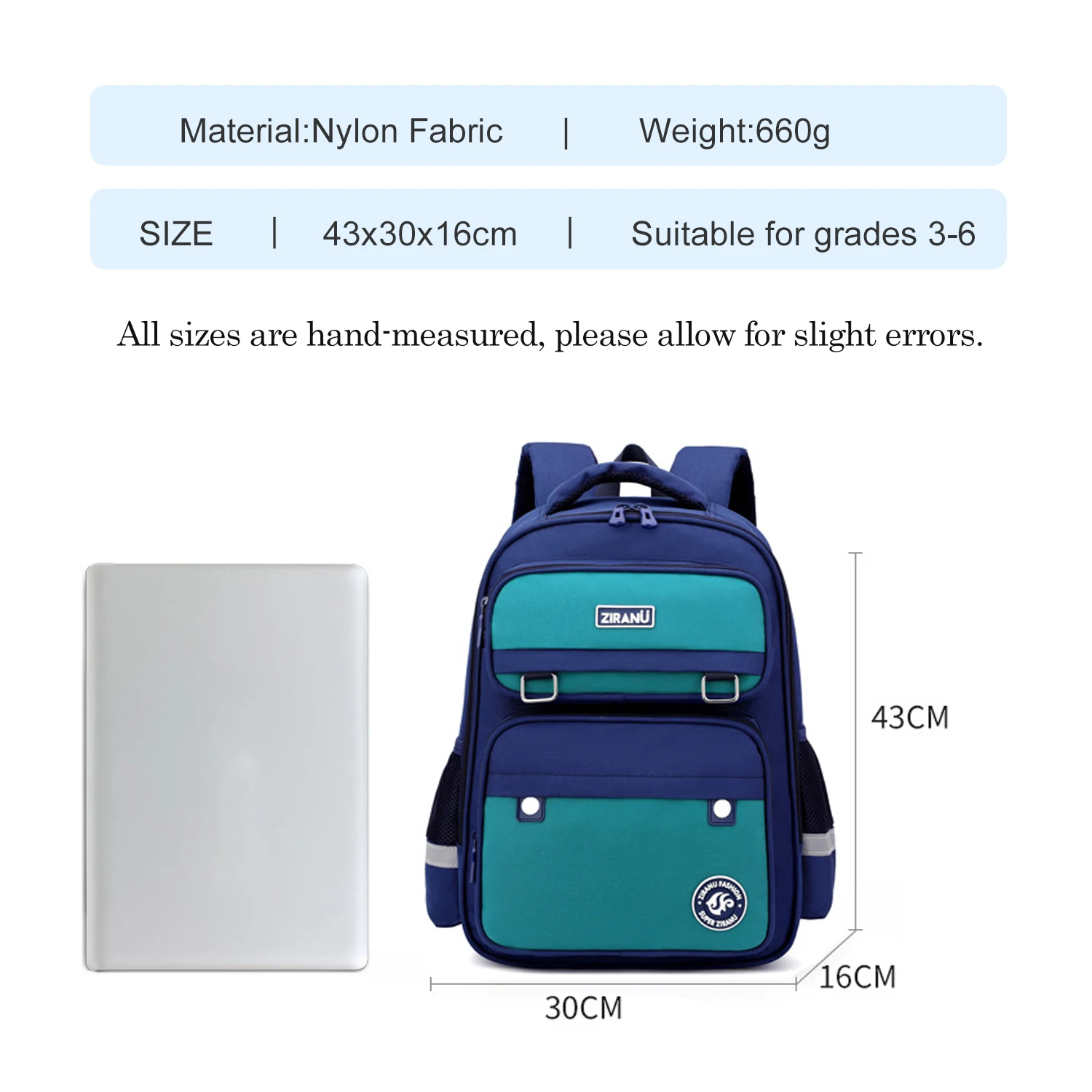 British Style School Backpack for Kids,Elementary Bookbag,Daypack for Boys Girls,Cute Back to School Bag