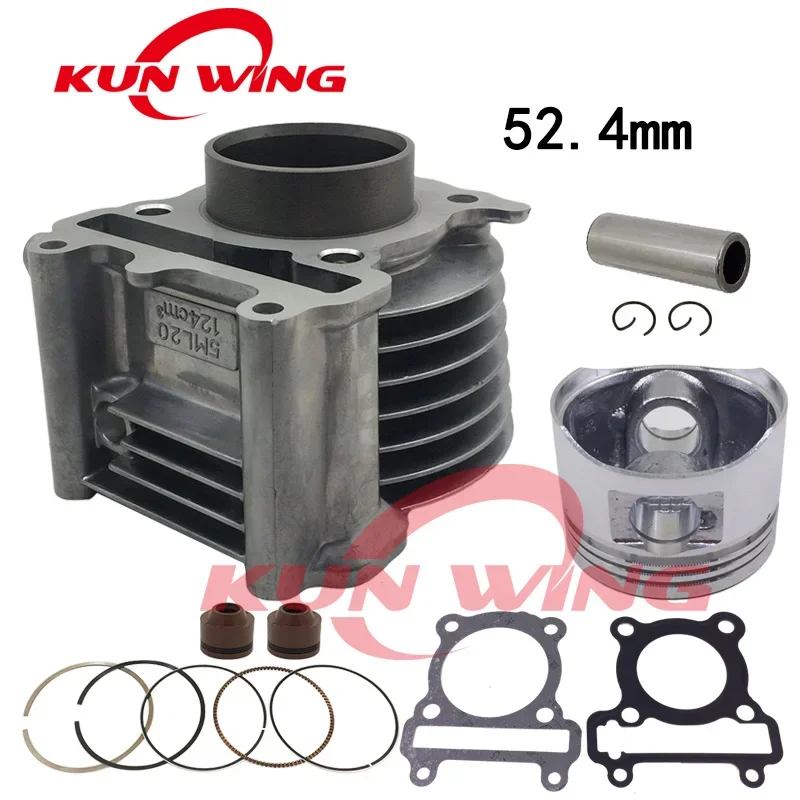 

52.4mm Cylinder Piston Ring Kit for Yamaha ZUMA125 YW125 BWS125 Nxc Cygnus X 125 Motorcycle Engine Parts