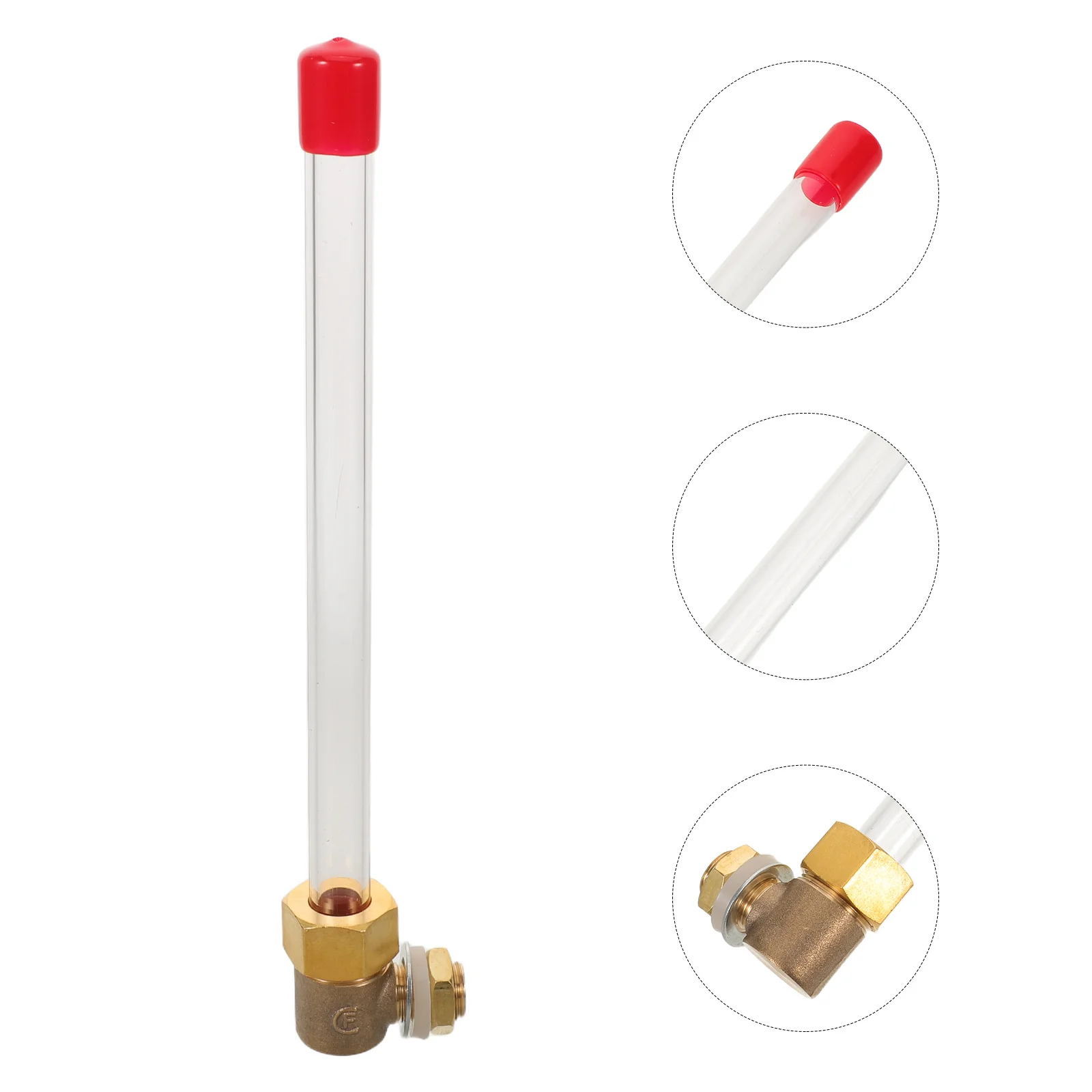 

Liquid Level Gauge for Boiler Water Tank Acrylic Tube High Transparency Visual Indicator Accurate Detection System for Home