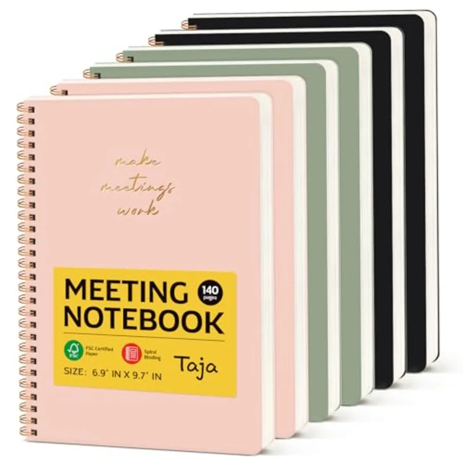 

Блокнот для организации работы - Ежедневник с функцией планирования задач и ведения протоколов совещаний. Идеальный офисный аксессуар.