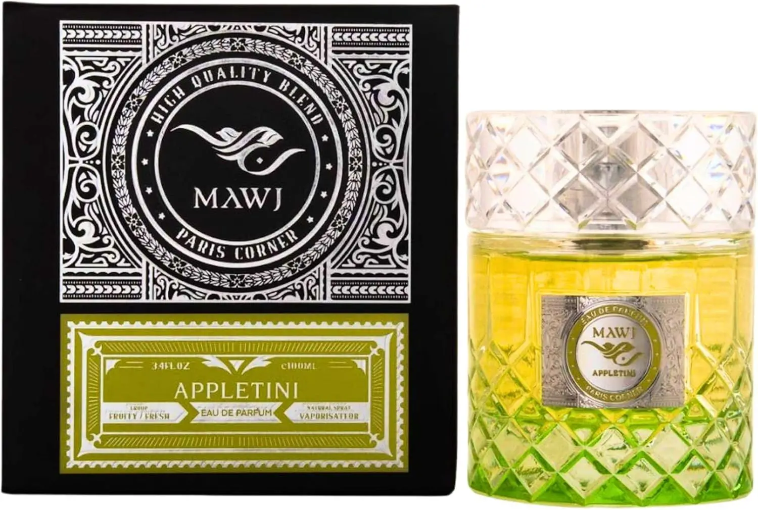 Mawj Appletini Eau de Parfum 100ml Fruity Addictive Long Lasting Fragrance