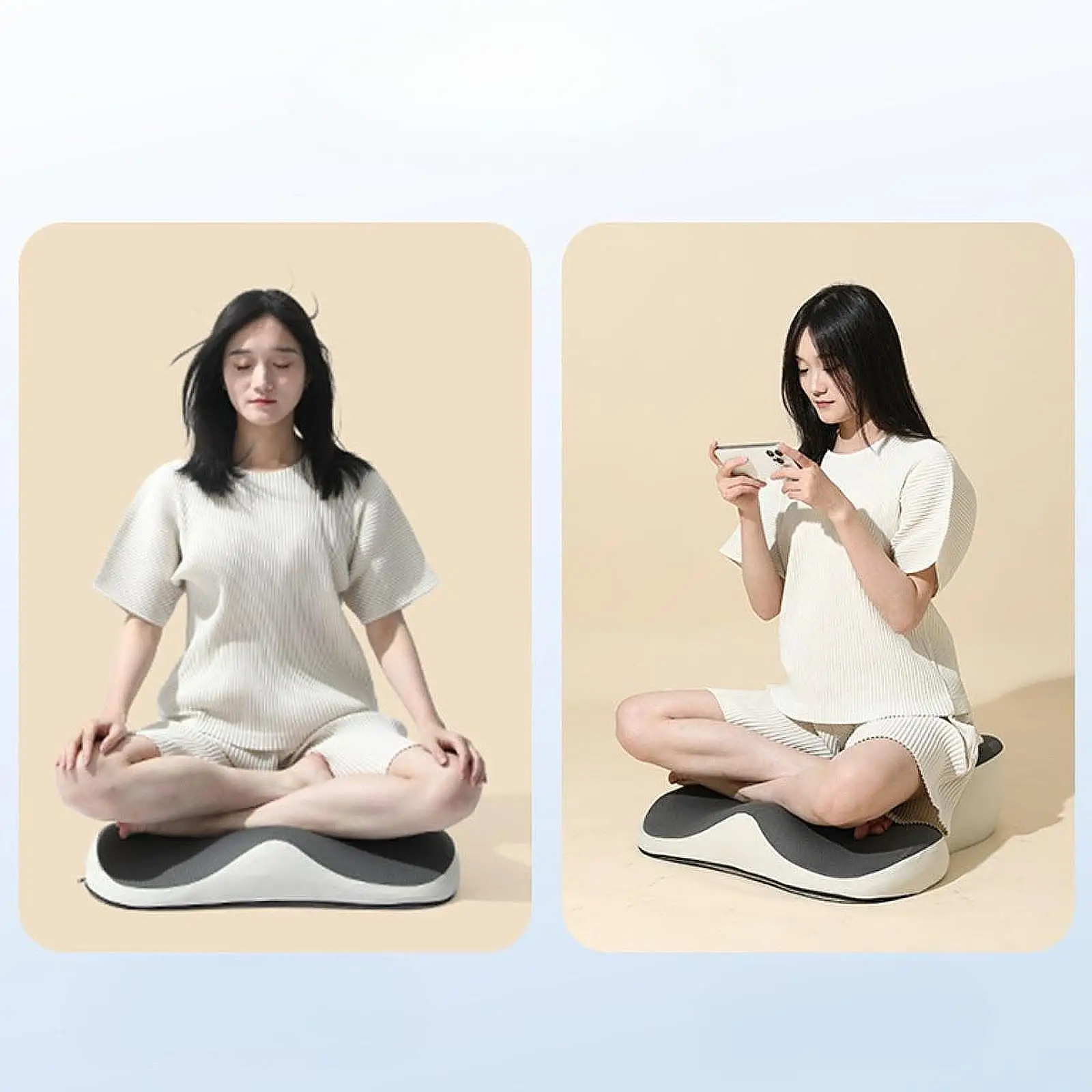 

Meditation Seat Cushion Cross Legged Pillow Chair Memory Foam Seating Cushion