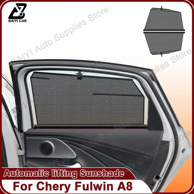 

Для Chery Fulwin A8 2024-на солнцезащитные очки для боковых окон, защита от солнца, затемняющая штора, автоподъемные шторы, автомобильные аксессуары