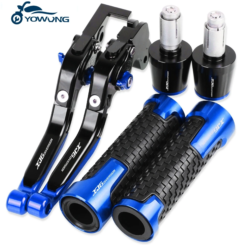 XJ6 DIVERSION Motorcycle Brake Clutch Levers Handlebar Hand Grips ends For YAMAHA XJ6DIVERSION 2009 2010 2011 2012 2013-2015