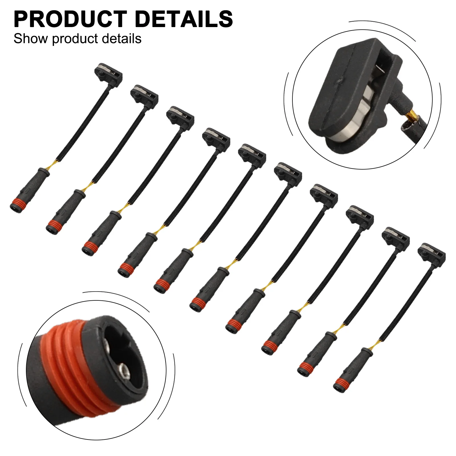High Performance Brake Pad Wear Sensor Pack of 10 for Mercedes For Sprinter and VITO Bus Models OEM Code 9065401517